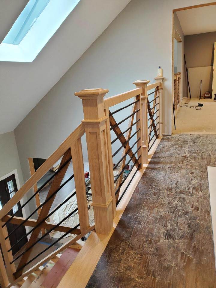 Jefferson stair and railing project 140