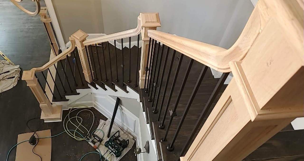 Jefferson stair and railing project 2
